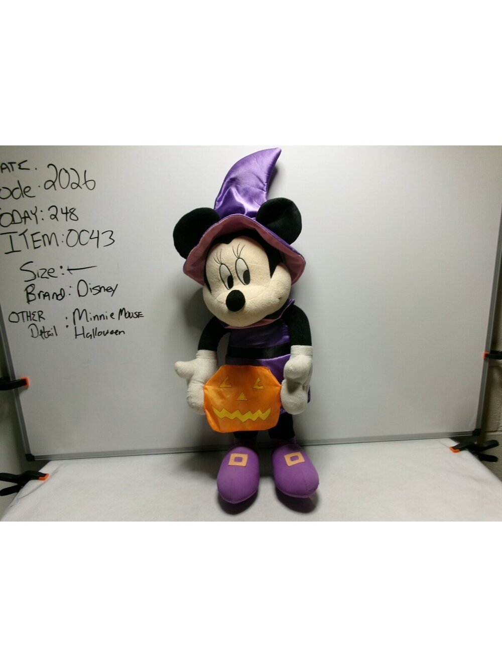 Disney Minnie Mouse Halloween Witch Plush
